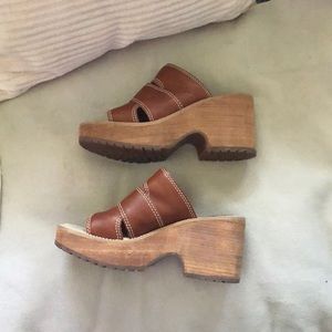 Nicole. Made in Brazil Slip On Platform Sandals